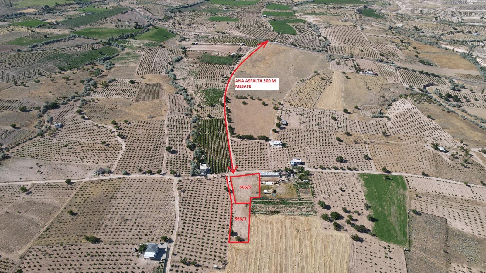 ÇAT İSTİKLALDE ASFALT ANAYOLA 500M UZAKLIKTA SATILIK BAĞ