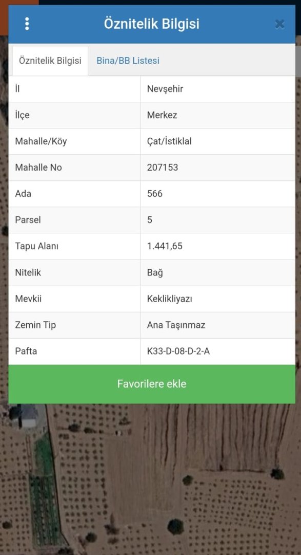 ÇAT İSTİKLALDE ASFALT ANAYOLA 500M UZAKLIKTA SATILIK BAĞ