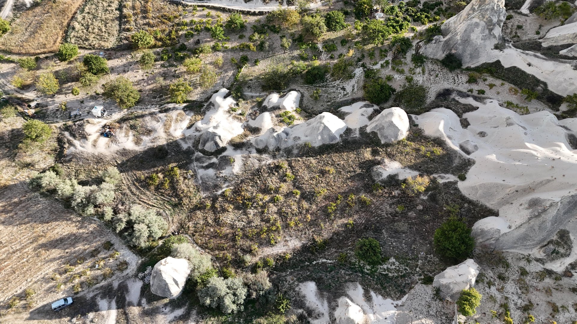 GÖREMEDE ANA ASFALT YOLA 300M UZAKLIKTA SATILIK 900M2 BAĞ