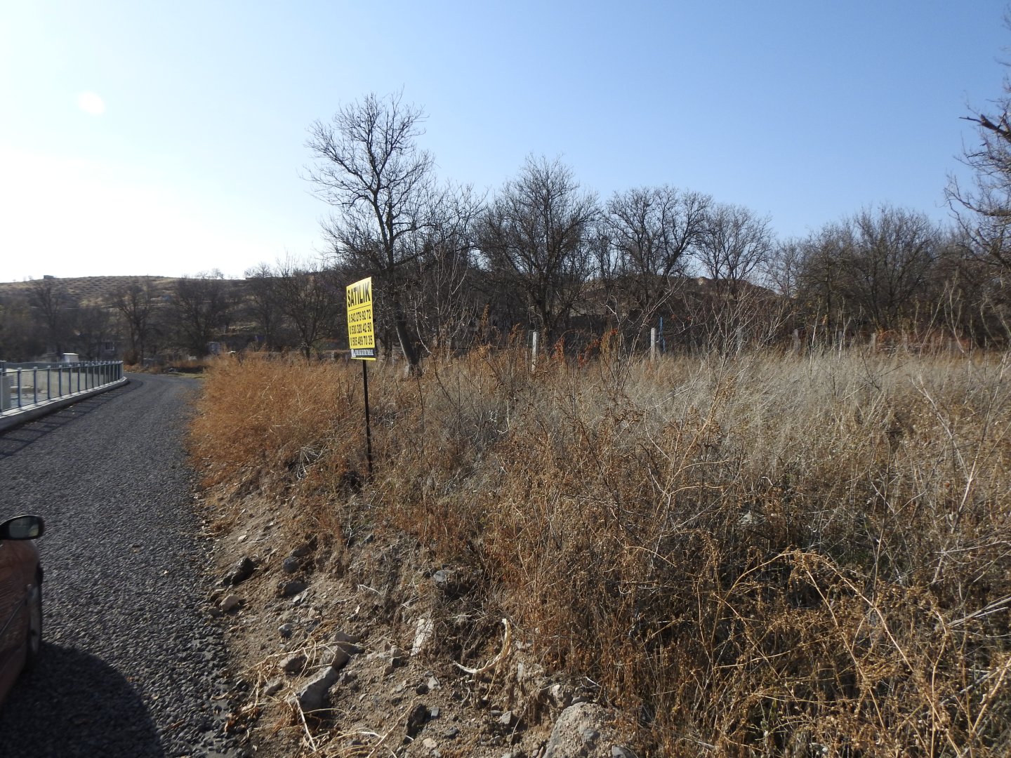 NAR AŞAĞI MAHALLEDE 1850M2 YOLA SIFIR KONUMDA SATILIK BAĞ