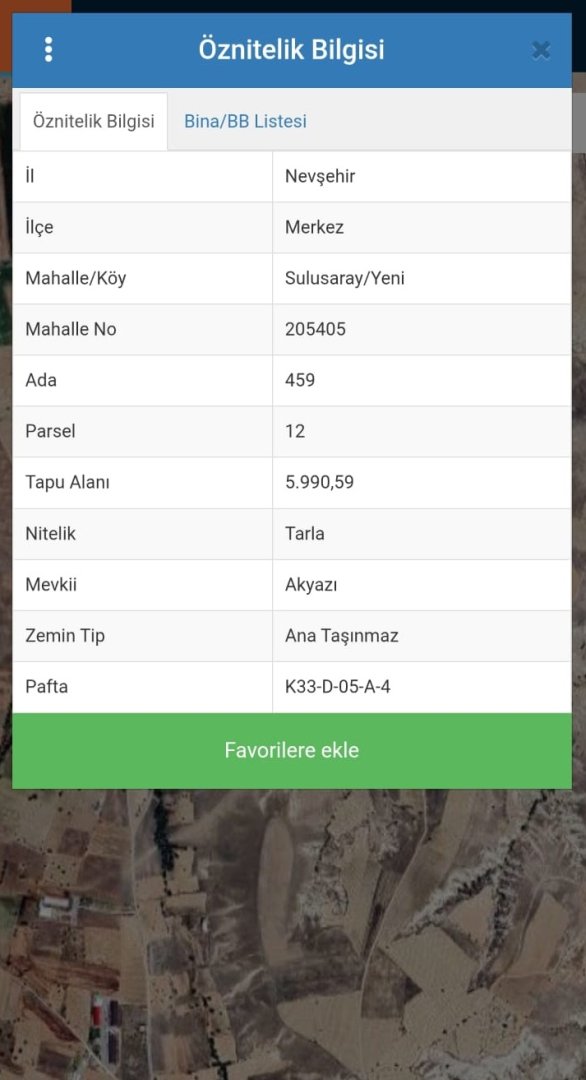 SULUSARAY YENİ MAHALLEDE 5990M2 SATILIK BAĞ