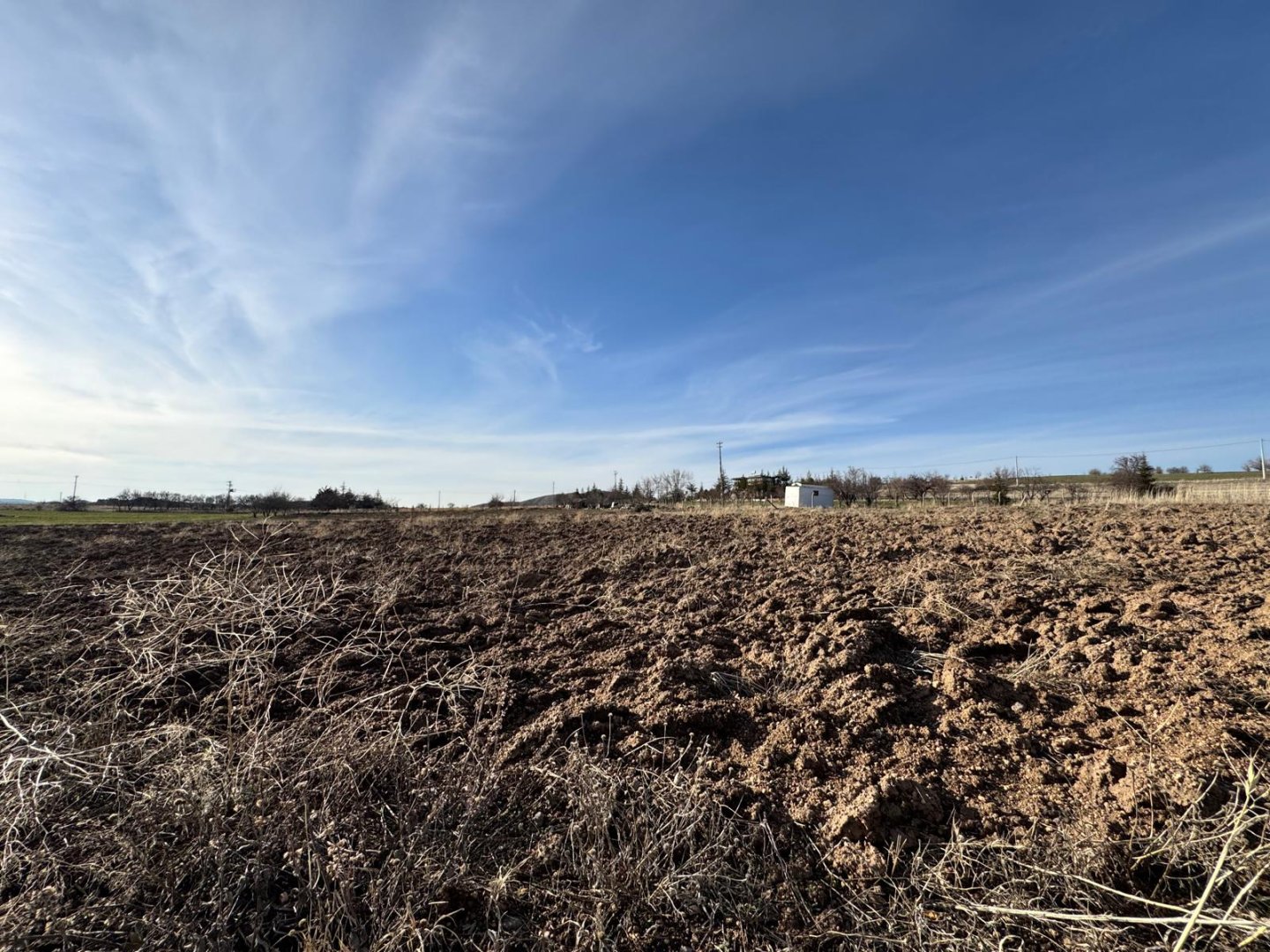 UÇHİSARDA SATILIK TARLA.