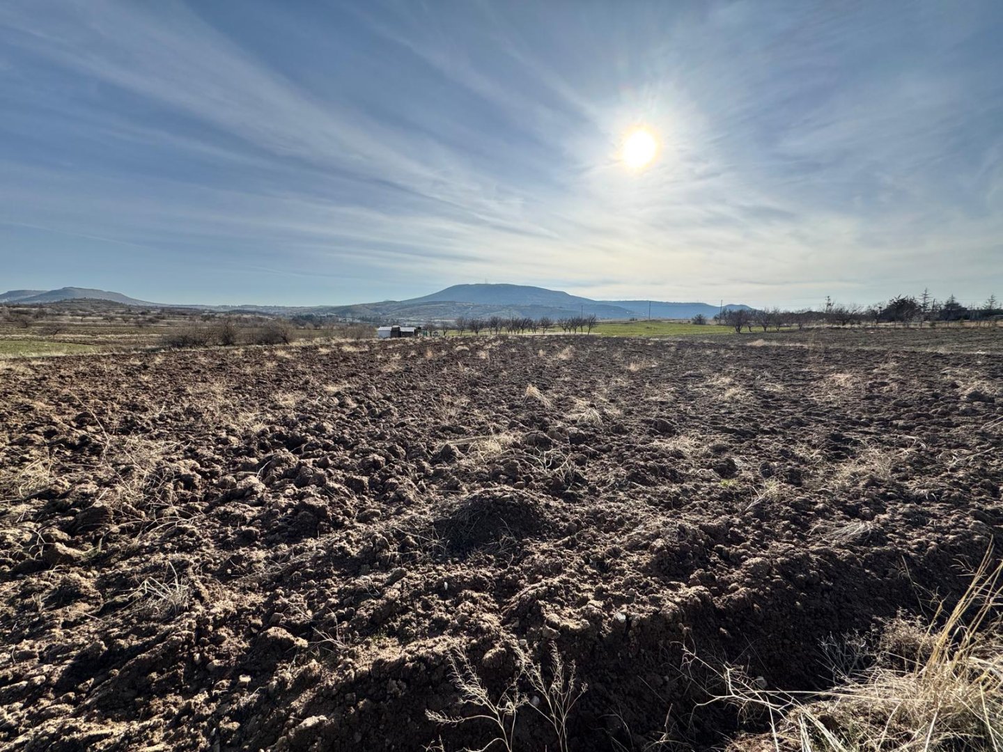 UÇHİSARDA SATILIK TARLA.