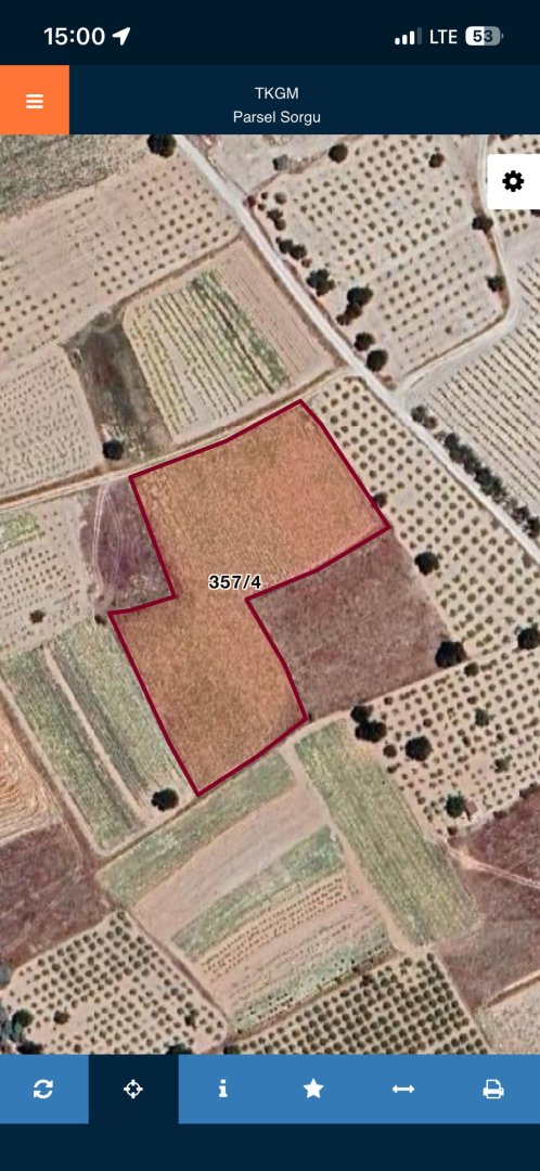 ÇATDA SATILIK TARLA.