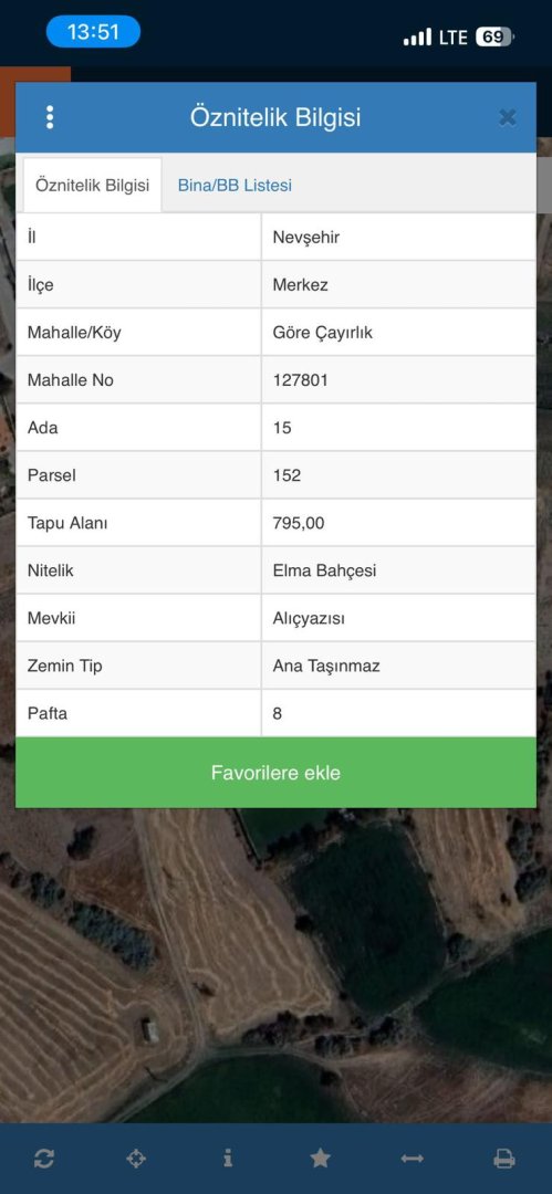 GÖREDE SATILIK ELMA BAHÇESİ